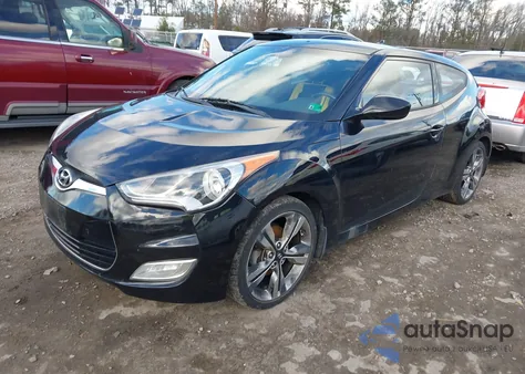 2017 Hyundai Veloster Value Edition from USA, damaged, VIN KMHTC6AD7HU321980